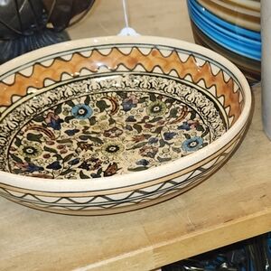 Neiman Marcus Antique Morocco Persian bowl hand painted rare pottery 1907 Mint